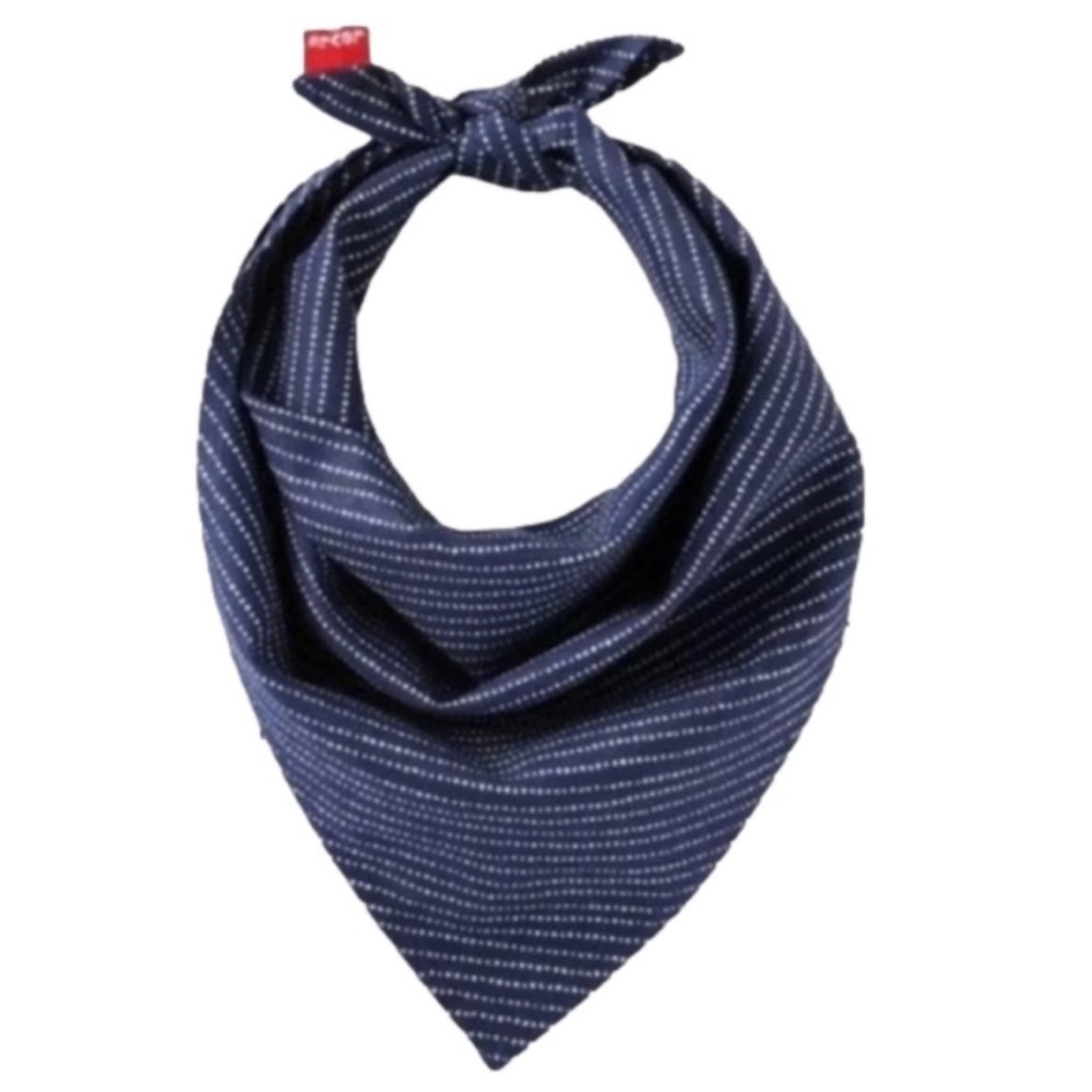 Levi Strauss X Target limited edition full tie on pet Bandana dog cat navy white